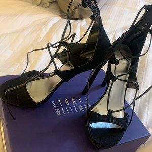 Stuart Weitzman leg wrap stilleto